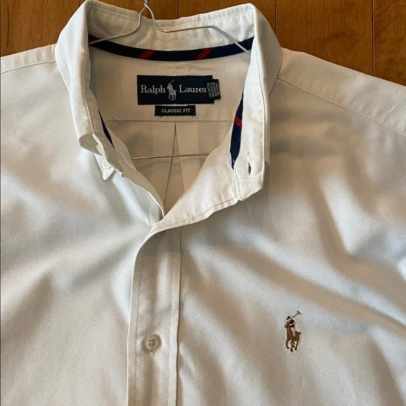 Ralph Lauren Classic Fit Men Shirt Size L - Picture 2 of 6